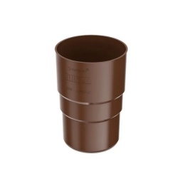 Złączka rury spustowej 90 mm BRĄZ