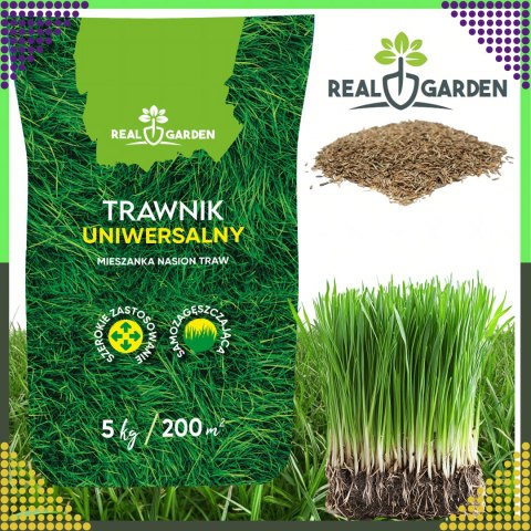 3300op. x Trawa Uniwerslana Zagęszczająca Odporna Mieszanka Nasion Traw 5 kg 200 m²
