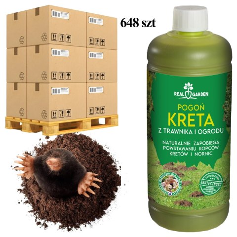 648szt. x 1l Środek Preparat Odstraszacz Na Krety Nornice Gryzonie Bariera 1L Ekologiczny