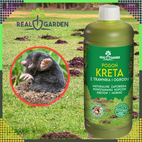 648szt. x 1l Środek Preparat Odstraszacz Na Krety Nornice Gryzonie Bariera 1L Ekologiczny