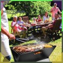 Grill Biwakowy Turystyczny Ogrodowy Przenośny Składany Węglowy Walizka