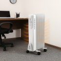 Grzejnik Olejowy Elektryczny Termostat Energooszczędny 1500W 7 Żebrowy Duży