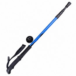 Kij Kijek Trekingowy Regulowany 65-135cm do Chodzenia Nordic Walking Laska