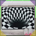 Chodnik Dywanik Mata Wycieraczka z Efektem 3D Iluzja Biała Dziura 60x40cm