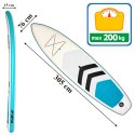 Deska Sup Paddle Board do Pływania Pompowana Standu Up + Akcesoria 305 cm