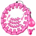 Hula Hop Hulahop z Obciązeniem i Wypustkami Odchudzające Plus Size Składane