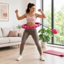 Hula Hop Hulahop z Obciązeniem i Wypustkami Odchudzające Składane + Pas
