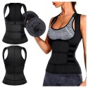 KAMIZELKA NEOPRENOWA FITNESS DAMSKA ODCHUDZAJĄCA SPORTOWA TRENINGOWA XL