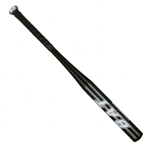 Kij Baseballowy Bejsbolowy Bat Aluminiowy 25" 64cm Mocny Treningowy Czarny