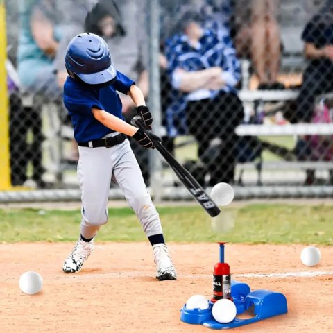Kij Baseballowy Bejsbolowy Bat Aluminiowy 25" 64cm Mocny Treningowy Czarny