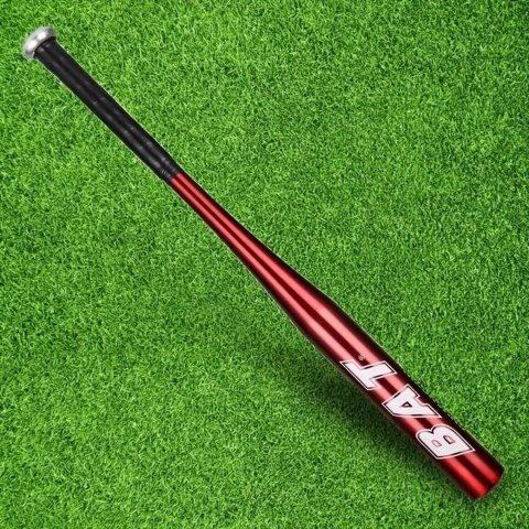 Kij Baseballowy Bejsbolowy Bat Aluminiowy 25" 64cm Treningowy Czerwony