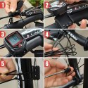 Licznik Rowerowy Wodoodporny Prędkościomierz LCD Prędkość Zegar 15 Funkcji