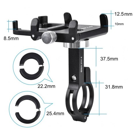Uchwyt Rowerowy na Kierownicę do Telefonu na Rower Motocykl Mocny Solidny