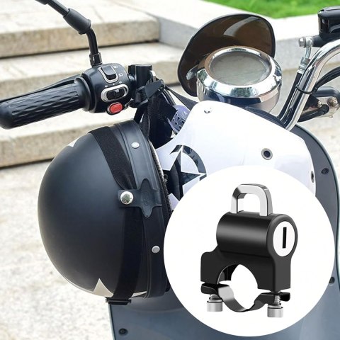 Zamek Blokada do Kasku Motocyklowego Antykradzieżowa Zabezpiecznie 20-24mm