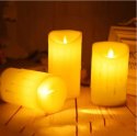 12x ŚWIECZKA LED WKŁAD DO ZNICZA EFEKT PŁOMIENIA ŚWIECA 11CM ZESTAW BATERIE