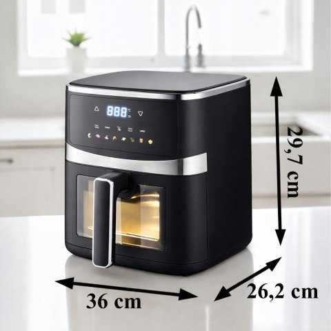 Frytkownica Beztłuszczowa Air Fryer 5L Frytownica 1500W 8 Programów Mocna
