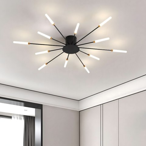 Lampa Sufitowa Led Żyrandol Fajerwerki Nowoczesna do Salonu Jadalni 12W