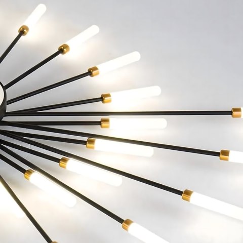 Lampa Sufitowa Led Żyrandol Fajerwerki Nowoczesna do Salonu Jadalni 12W
