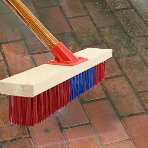 Szczotka Gospodarcza Zamiatacz Miotła Ulicówka Zmiotka 40 cm Mocne Włosie