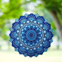 Wisząca Błystka Ozdoba Łapacz Wiatrowa 12" Mandala 3D do Ogrodu Pokoju