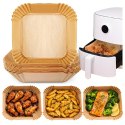 Wkład Air Fryer Papier Wkłady Papierowe do Frytkownicy Betłuszczowej 16x16cm 100szt.