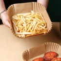 Wkład Air Fryer Papier Wkłady Papierowe do Frytkownicy Beztłuszczowej 20x20cm 100szt.