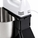 168x Robot Kuchenny Mikser Ręczny Mocny z Stalową Misą 7 Prędkości 100W Końcówki