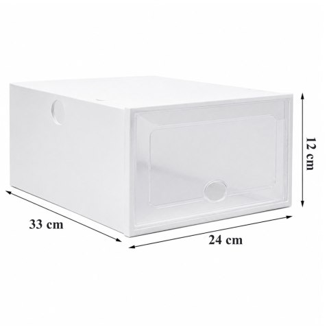 200x Szafka Modułowa Organizer na Buty Zamykana z Klapką 12 szt