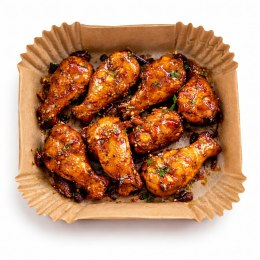 2200 x Wkład Air Fryer Papier Wkłady Papierowe do Frytkownicy Betłuszczowej 16x16cm 36g 100szt.
