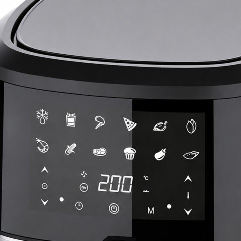 30x Frytkownica Beztłuszczowa Air Fryer 6L Frytownica 1500W 12 Programów Mocna