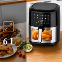 30x Frytkownica Beztłuszczowa Air Fryer 6L Frytownica 1500W 12 Programów Mocna