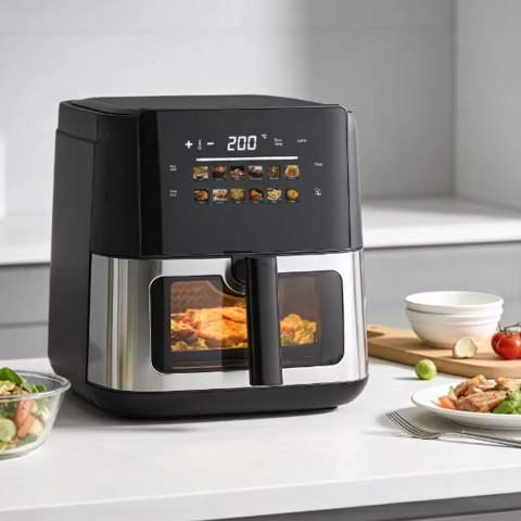 30x Frytkownica Beztłuszczowa Air Fryer 8L Frytownica 1700W 12 Programów Mocna