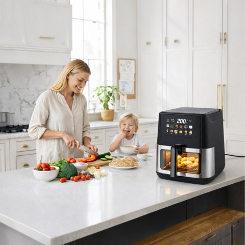 30x Frytkownica Beztłuszczowa Air Fryer 8L Frytownica 1700W 12 Programów Mocna