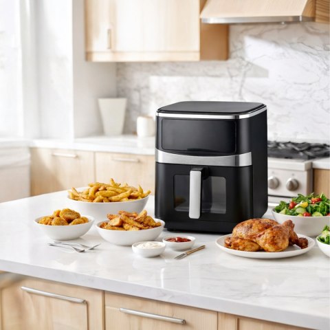 56x Frytkownica Beztłuszczowa Air Fryer 5L Frytownica 1500W 8 Programów Mocna