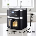 56x Frytkownica Beztłuszczowa Air Fryer 5L Frytownica 1500W 8 Programów Mocna