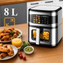 Frytkownica Beztłuszczowa Air Fryer 8L Frytownica 1700W 12 Programów Mocna