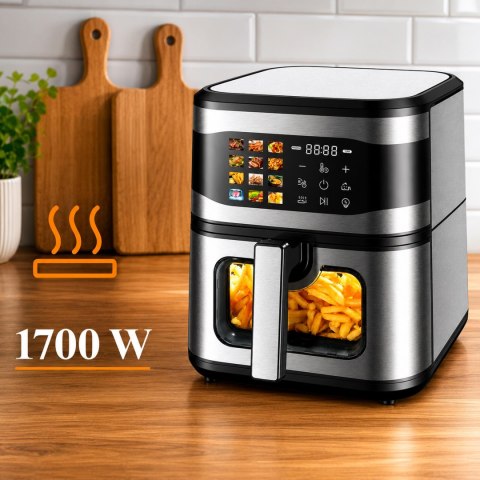 Frytkownica Beztłuszczowa Air Fryer 8L Frytownica 1700W 12 Programów Mocna