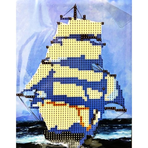DIAMOND PAINTING HAFT DIAMENTOWY MOZAIKA ZESTAW SZTALUGA 15x20cm DLA DZIECI