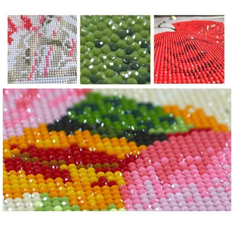 HAFT DIAMENTOWY 30x30 DIAMOND PAINTING MOZAIKA DIAMENTOWA OBRAZ ANIME