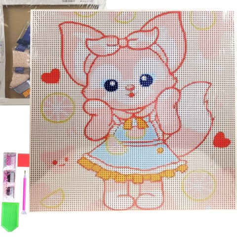 HAFT DIAMENTOWY 30x30 DIAMOND PAINTING MOZAIKA DIAMENTOWA OBRAZ ANIME