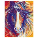 MALOWANIE PO NUMERACH OBRAZ Z RAMĄ DIY ZESTAW PĘDZLE FARBY PŁÓTNO 30x40