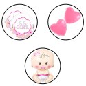 Balony na Baby Shower Bobas Dziewczynka Baby Girl Zestaw 5 szt Gwiazdki