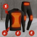 Bielizna Termoaktywna Grzewcza Podgrzewana Odzież Termiczna Komplet 3XL