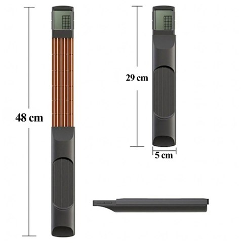 Cyfrowy Trener Trenażer Akordów Gitarowych z Ekranem Przenośna Mini Gitara