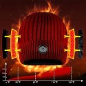 Czapka Grzewcza Beanie Ogrzewana Zimowa Ciepła Elektryczna + Powerbank