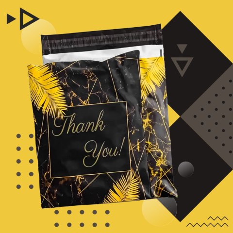FOLIOPAKI KURIERSKIE MOCNE KOPERTY FOLIOWE 255x370 THANK YOU 50szt