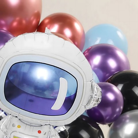 Girlanda Balonowa Zestaw Balonów na Urodziny Astronauta 108 ele