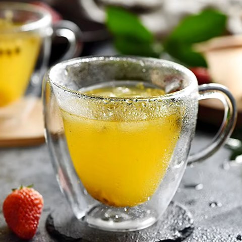 Kubek Miłosny Szklanka w Kształcie Serca Podwójna Ściana Żaroodporny 250 ml