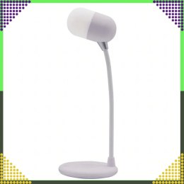 Lampka Biurkowa Nocna Ładowarka Indukcyjna Głośnik Bluetooth Szkolna Nauka