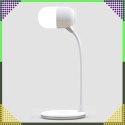 Lampka Biurkowa Nocna Ładowarka Indukcyjna Głośnik Bluetooth Szkolna Nauka
